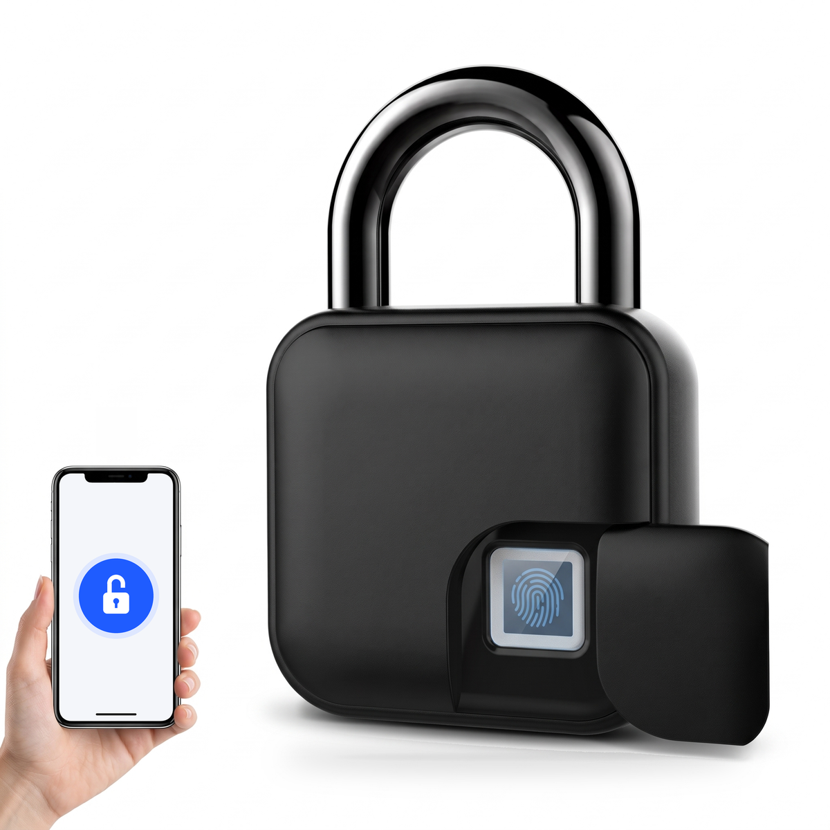 Candado con huella digital y app Next Lock - imagen principal